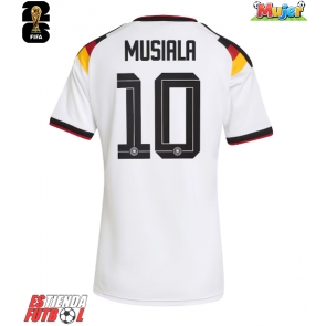Alemania Jamal Musiala #10 Primera Equipación Mujer Mundial 2026 Manga Corta